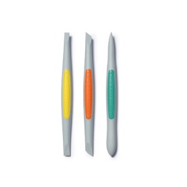 CLAY FINISHING TOOLS (Medium): Flex-FIRM SILICONE SET (3PCS)